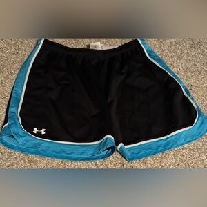 Teal and Blue Under Armour Basketball Shorts